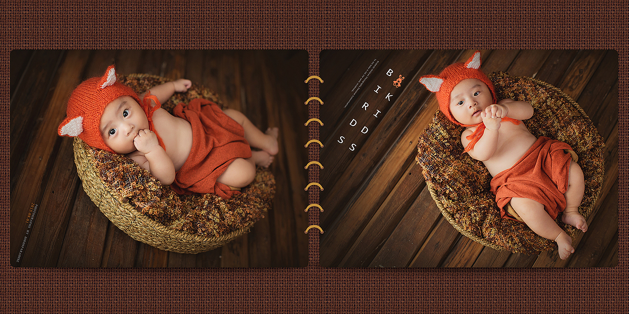 儿童创意摄影相册版面