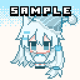 像素眨眼gif小人