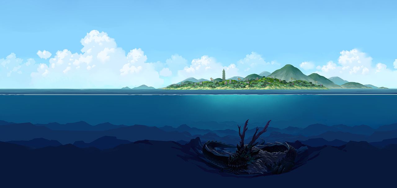 喜果动漫剧 之 《八仙降龙记》场景设计