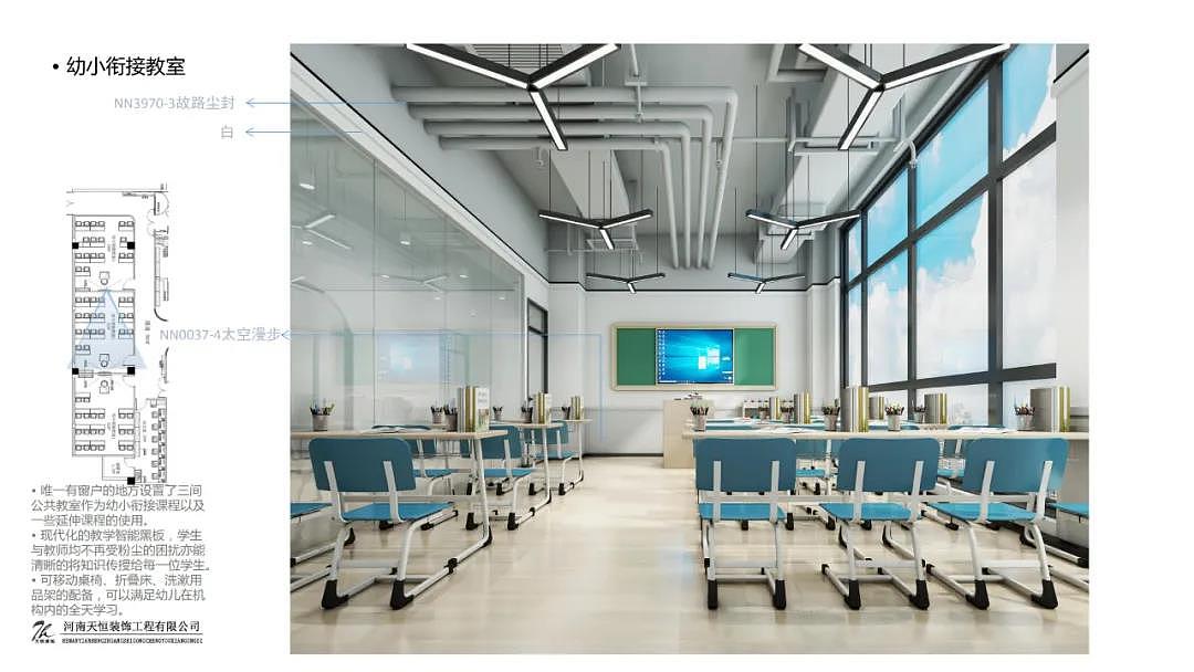 焦作教育机构装修设计比邻素质教育康桥综合体项目案例（图ZMjAxNTcwNzc2） - 家装设计 - 站酷设计师河南天恒装饰公司原创素材 - 站酷ZCOOL