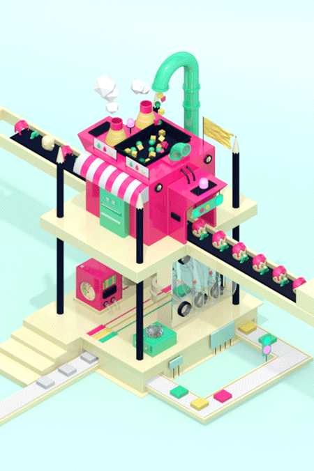 C4D作品展示（图ZMTMzOTcyMjA0） - 其他三维 - 站酷设计师木木夕冉原创素材 - 站酷ZCOOL