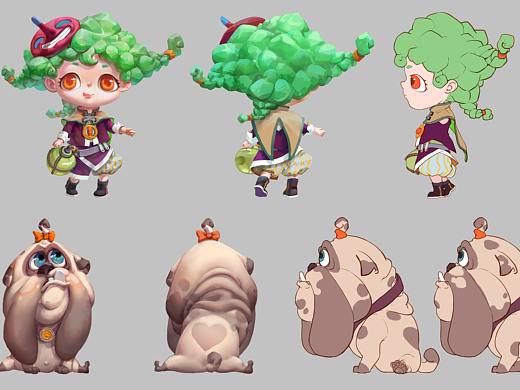 萌哒人设以及它的宠物二缺