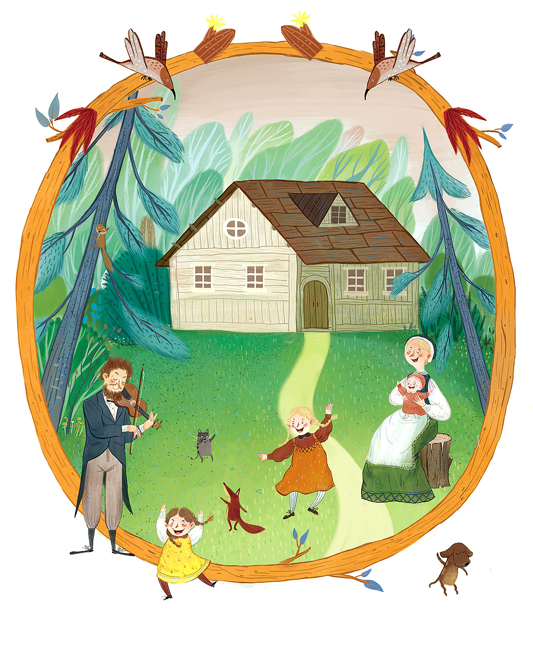 果麦文化《森林里的小木屋》