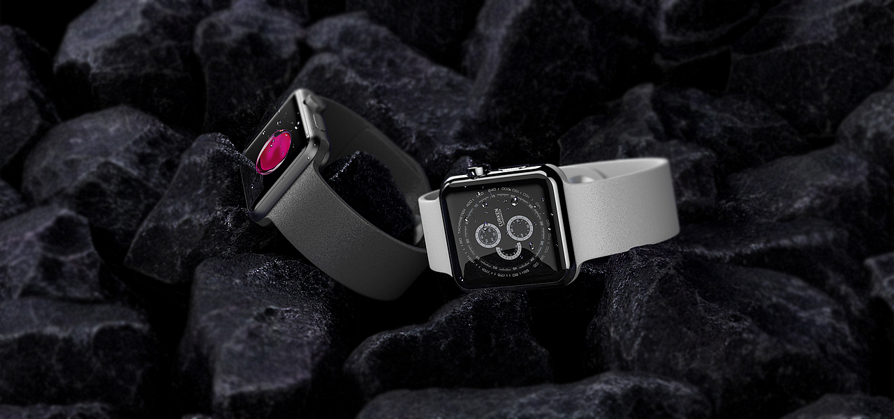 老款iwatch手表渲染练习(Keyshot渲染)