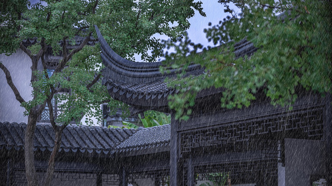 融创桃花源·春雨（图ZMjg2NTczMDIw） - 环境/建筑摄影 - 站酷设计师熊欢建筑摄影原创素材 - 站酷ZCOOL