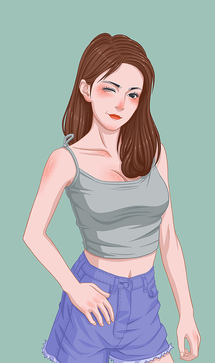 2020年中旬Procreate板绘（图ZMjIxOTE2NjMy） - 艺术插画 - 站酷设计师朗敏哥原创素材 - 站酷ZCOOL