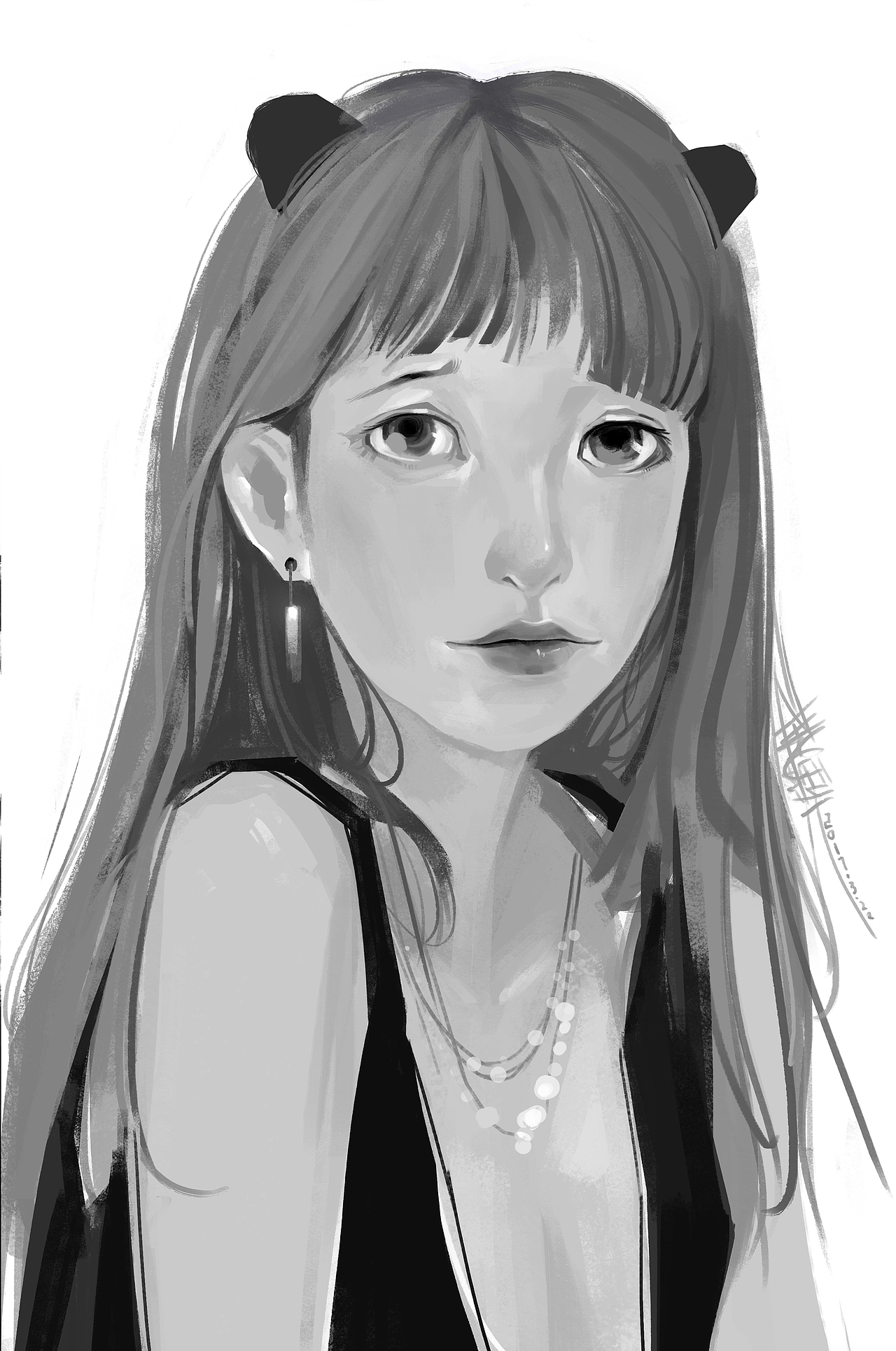 赵震北手绘的の101个女孩