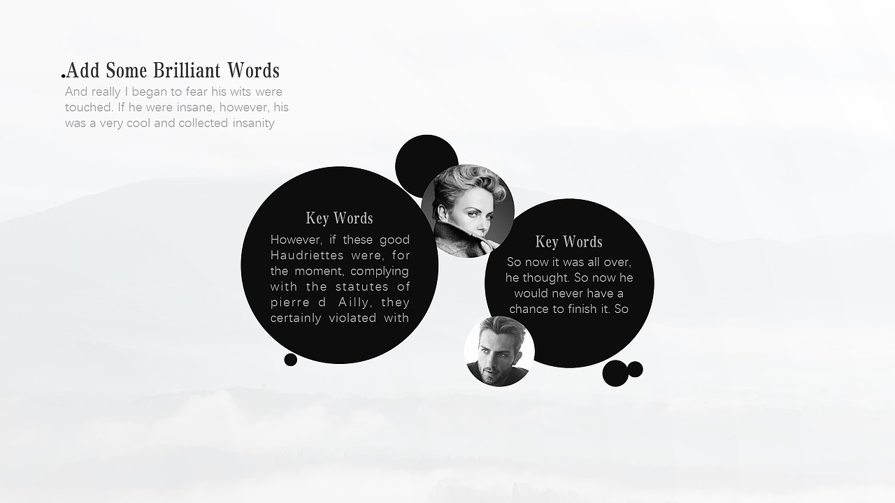 【画眉】渲染·国风·简约·PPT·图表·模板