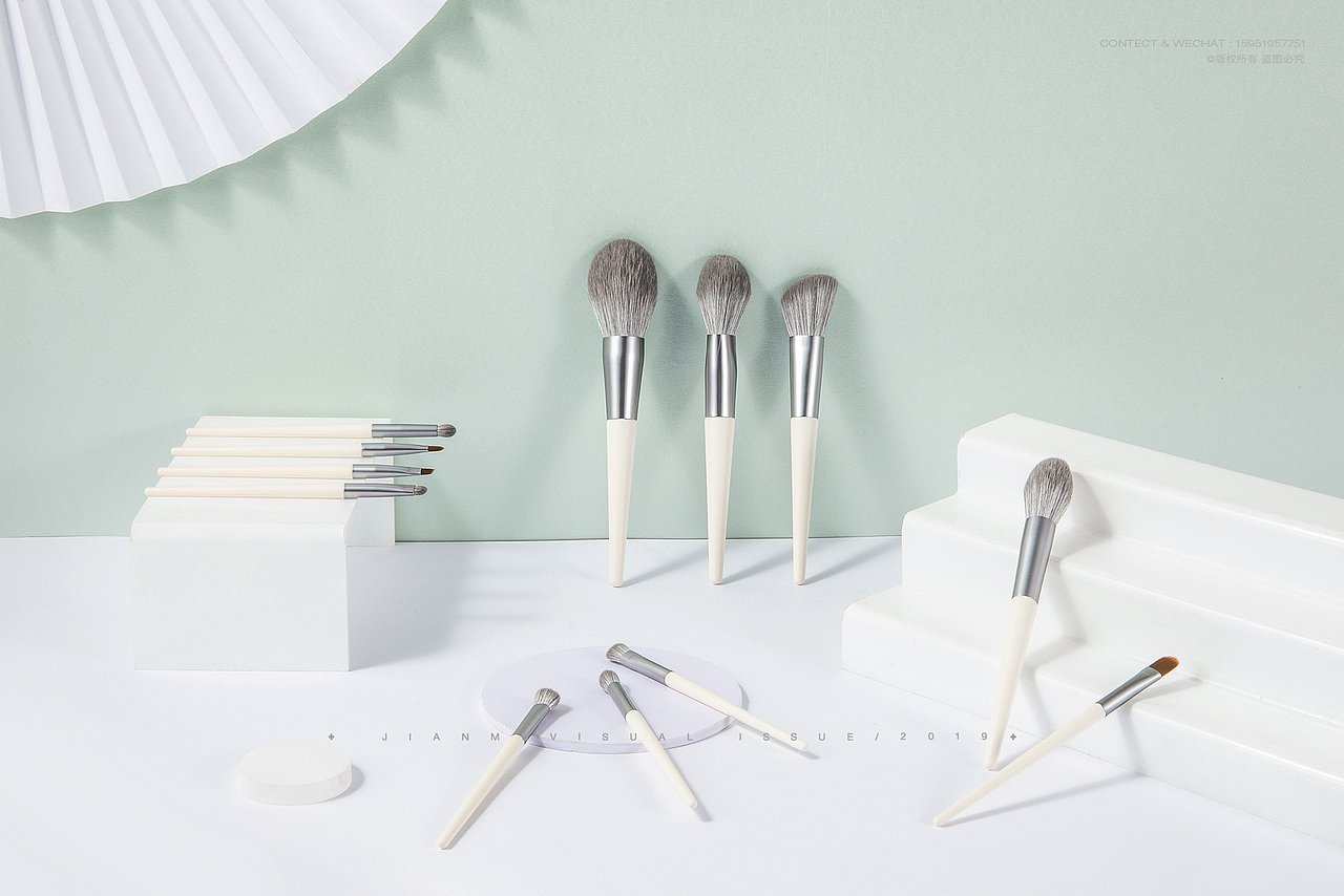 化妆刷摄影丨Fise kizz × 简木视觉化妆球美妆产品摄影