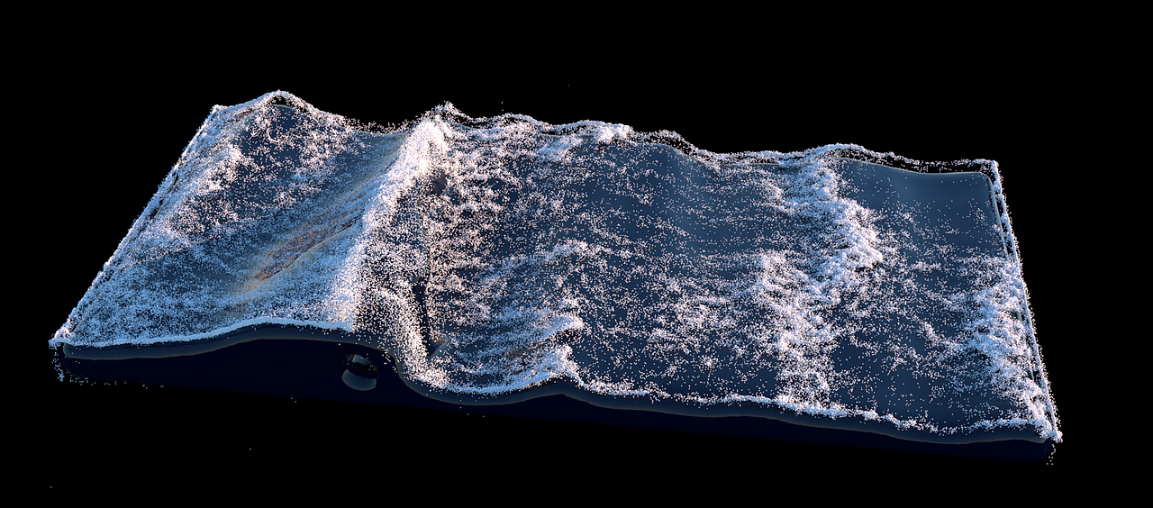 C4D X-Particles流体域力场模拟海浪 海洋效果（图ZMjI2MDQ1Nzky） - 动画/影视 - 站酷设计师查看高清头像原创素材 - 站酷ZCOOL