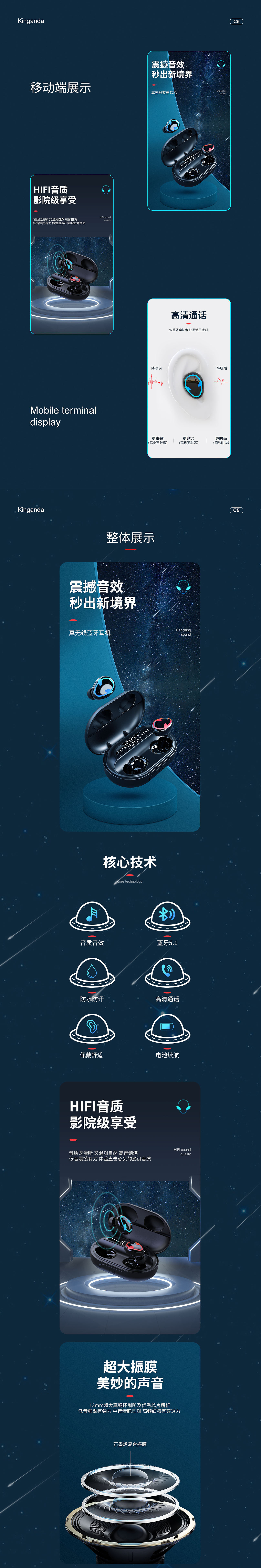 蓝牙耳机*2（图ZMjgxMTI4ODY4） - 电商 - 站酷设计师是周宇轩ya原创素材 - 站酷ZCOOL