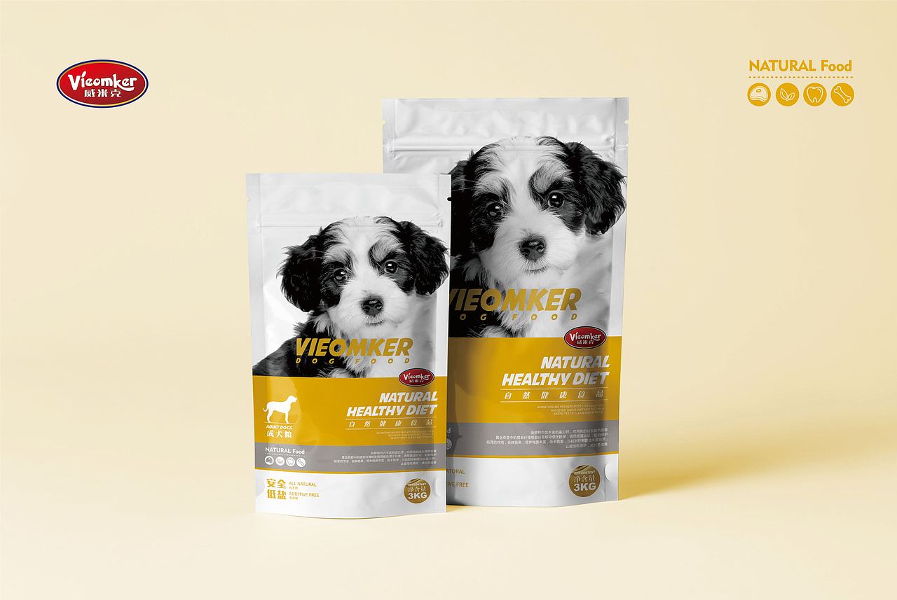 威米克狗粮包装设计