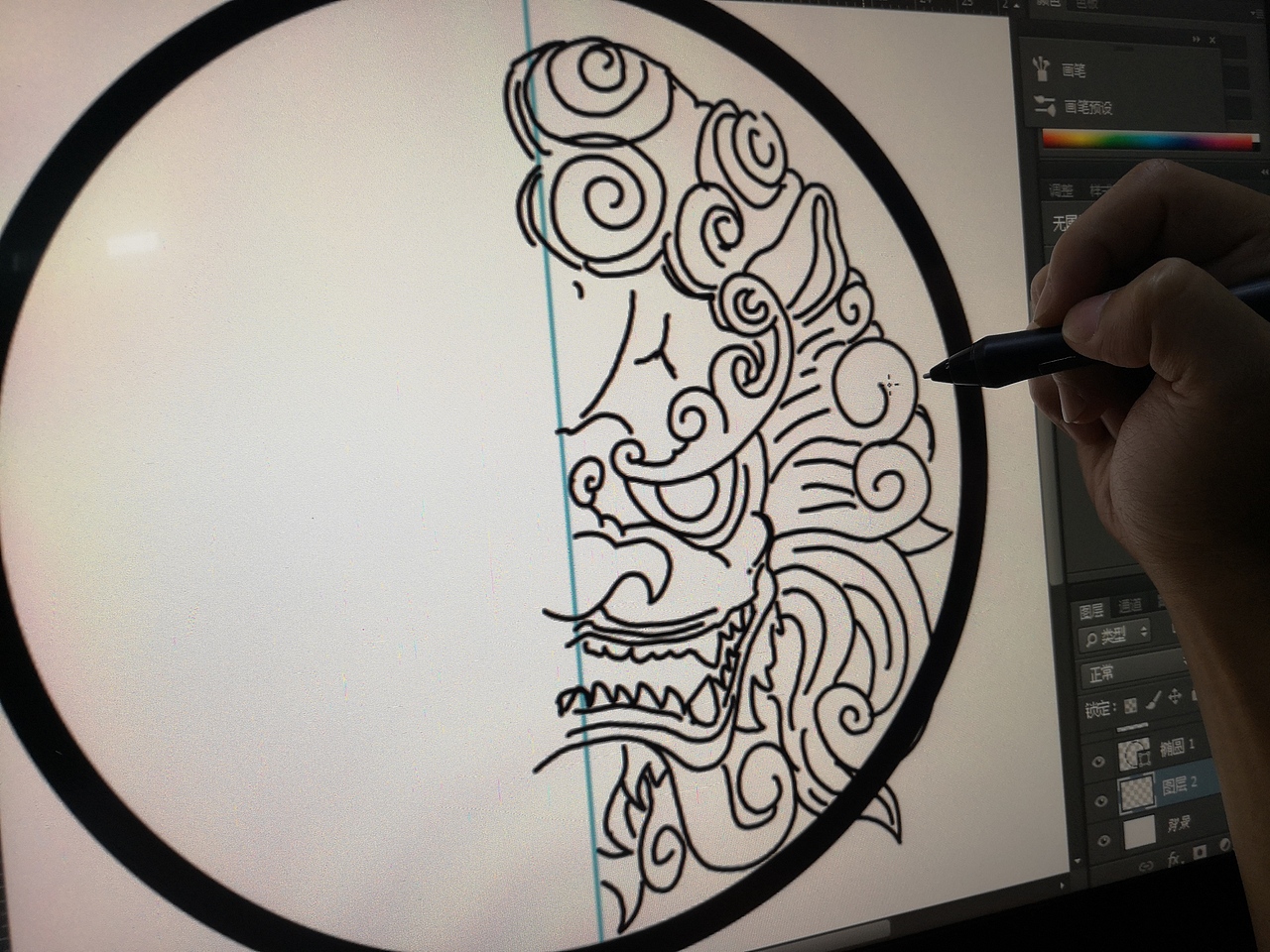 2019.12.06图腾类线稿插画