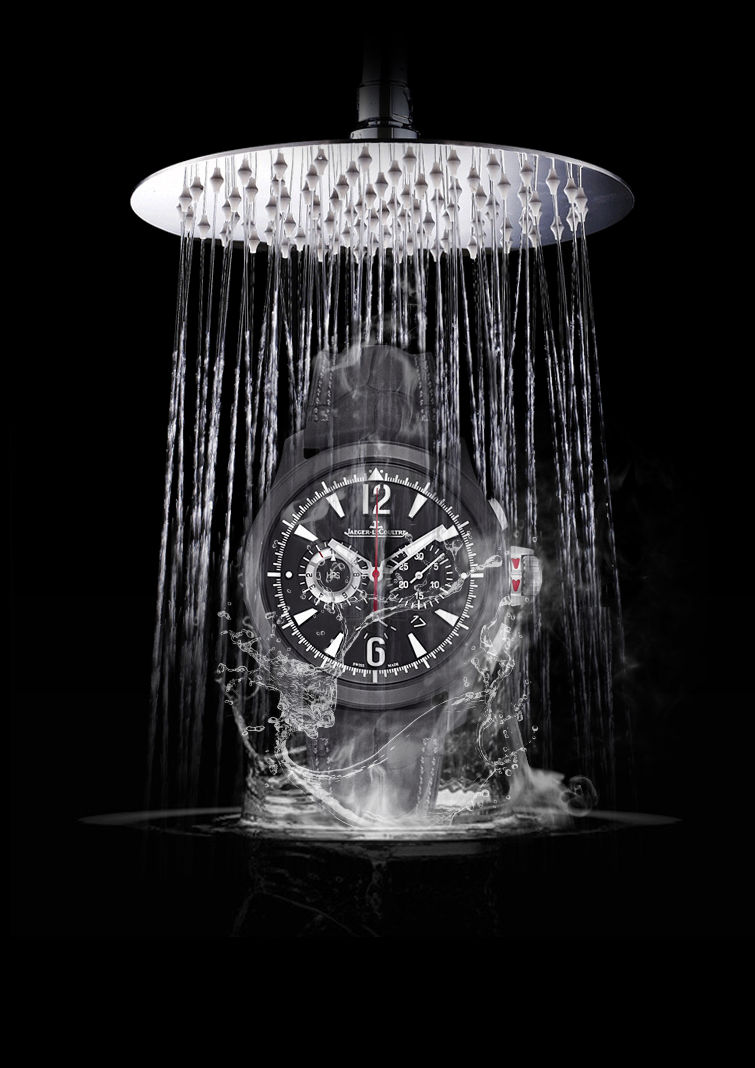 花洒下的名表(防水)