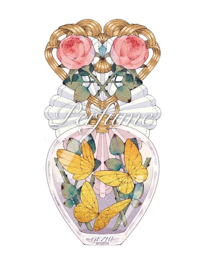 美好的一天从香水开始～吸气～呼气～（图ZMjM5NzkwNzcy） - 商业插画 - 站酷设计师咯吱Ooo原创素材 - 站酷ZCOOL
