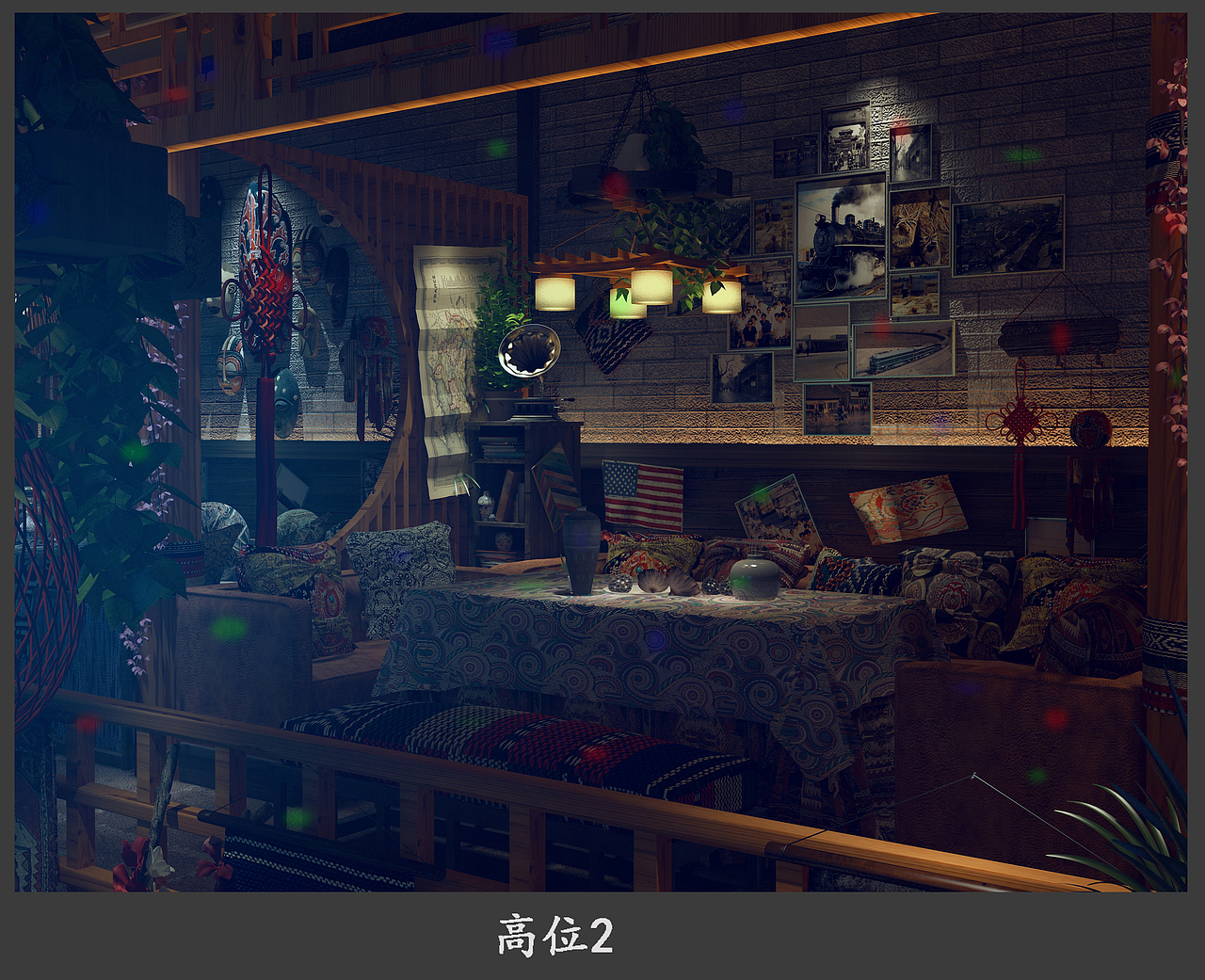 十里风·音乐餐吧（图ZMTAwOTQ5MDQw） - 家装设计 - 站酷设计师曾蓝宝原创素材 - 站酷ZCOOL