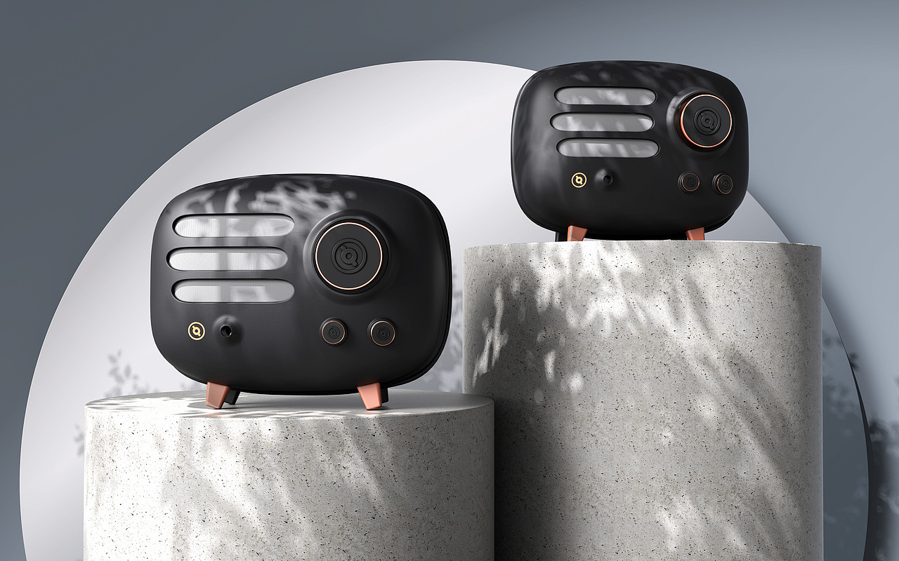 【建模渲染练习】猫王音箱效果图（图ZMjkwODkyOTAw） - 电子产品 - 站酷设计师设绘猫产品设计原创素材 - 站酷ZCOOL