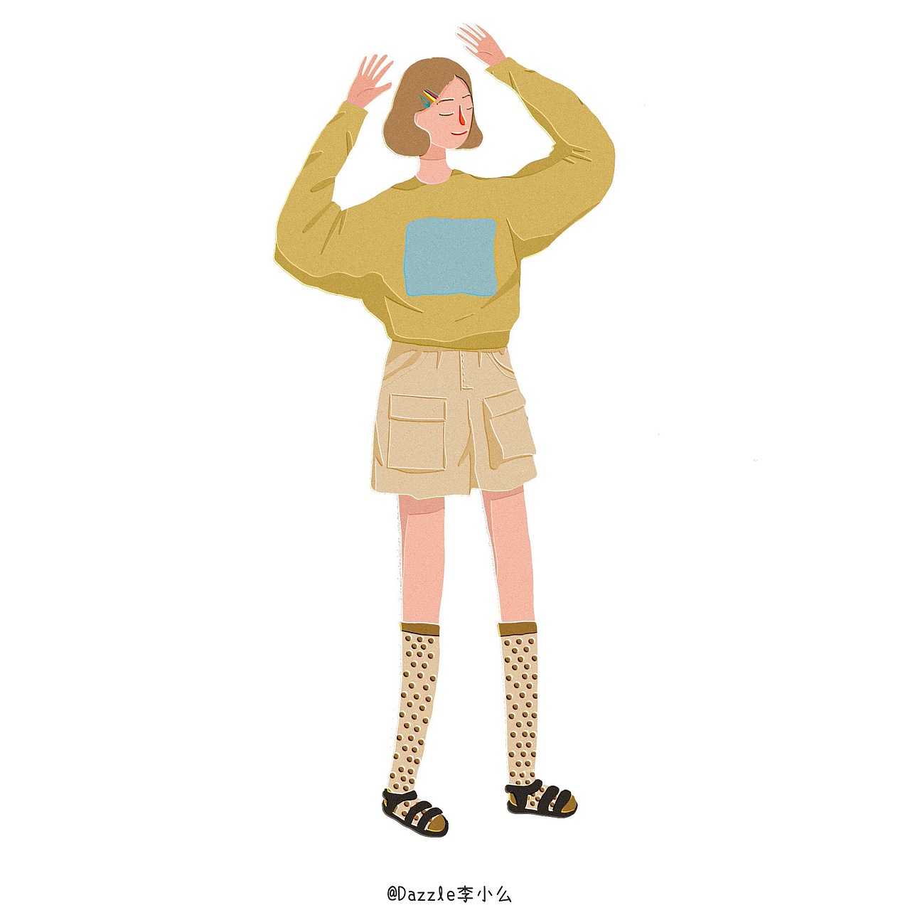 指绘穿搭小人物系列（二）