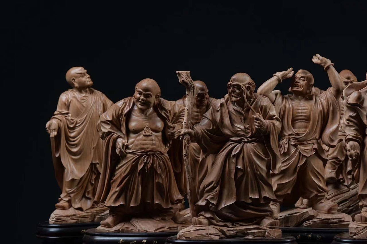 老山檀香——【十八罗汉】（图ZMjU5OTU4NzU2） - 工艺品设计 - 站酷设计师禅艺原创素材 - 站酷ZCOOL