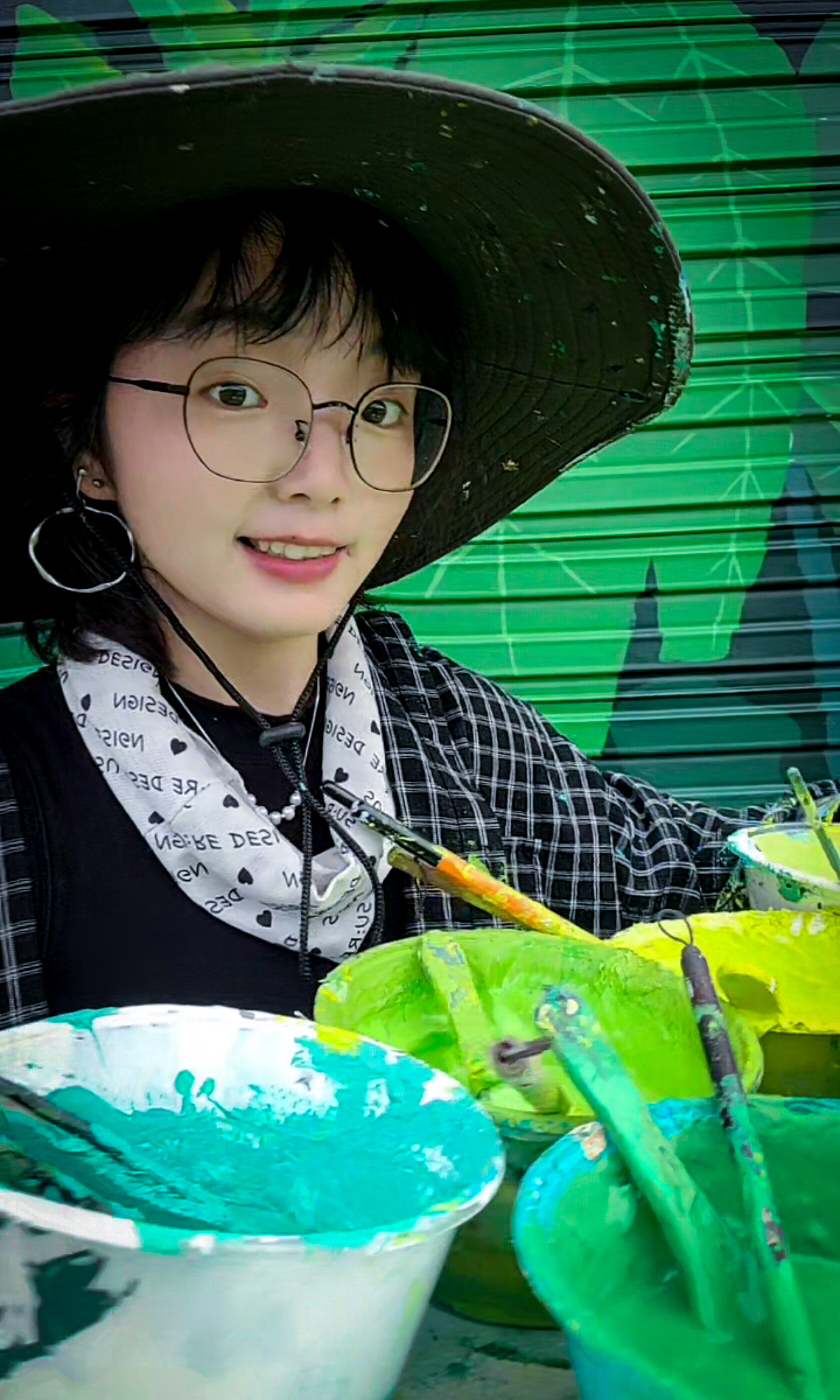 成都墙绘壁画:原创手绘集装箱