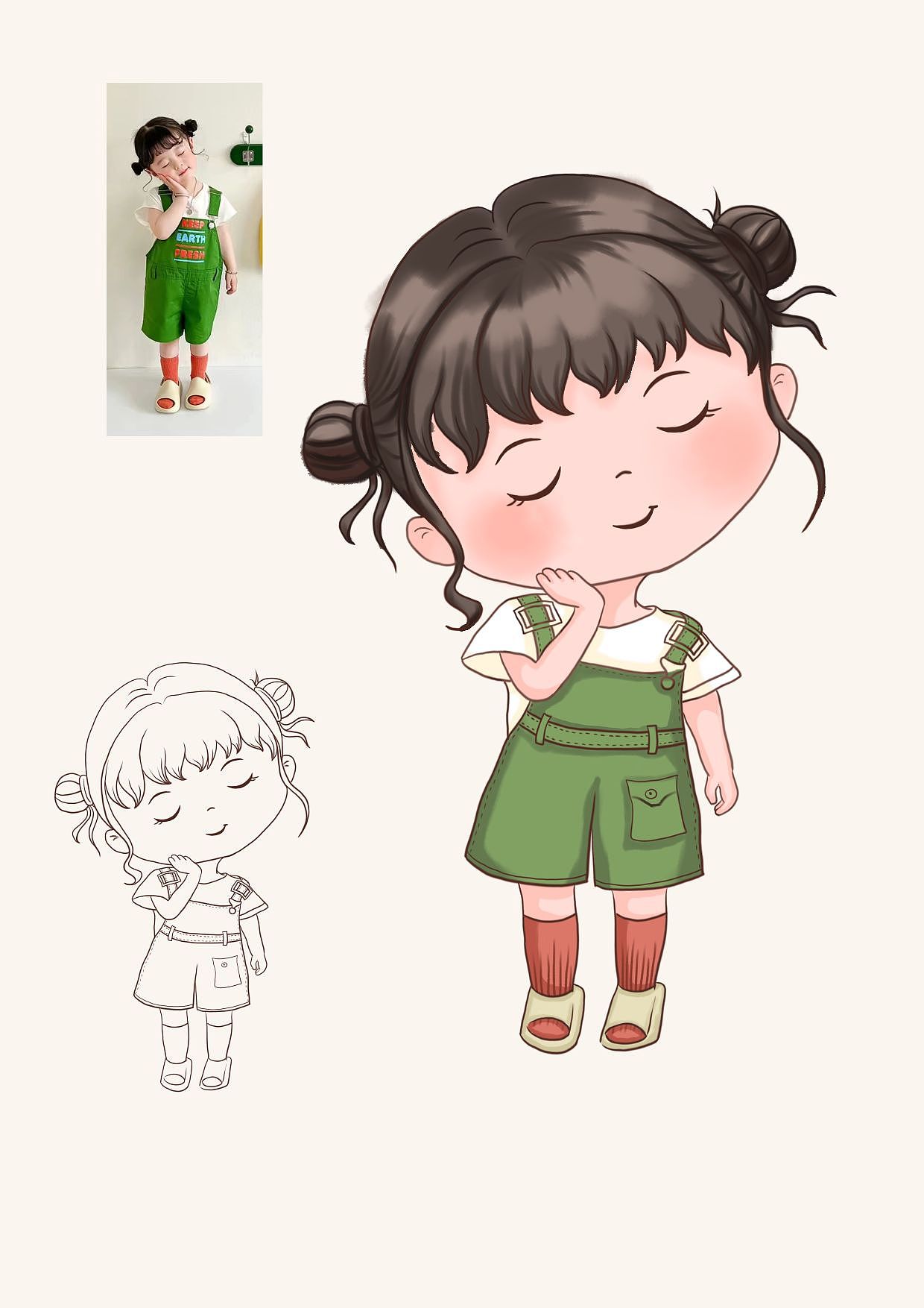 Q版人物（图ZMzMwNTYwOTQw） - 儿童插画 - 站酷设计师沐千言原创素材 - 站酷ZCOOL