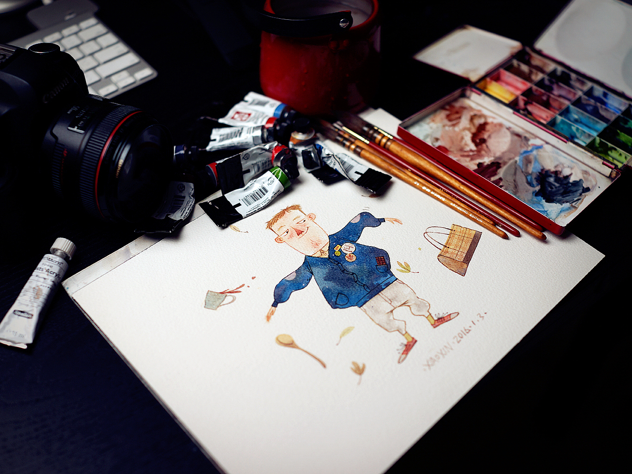 最近的零星的一些儿童插画习作（图ZNDA1OTY2MzY=） - 儿童插画 - 站酷设计师小新插画原创素材 - 站酷ZCOOL