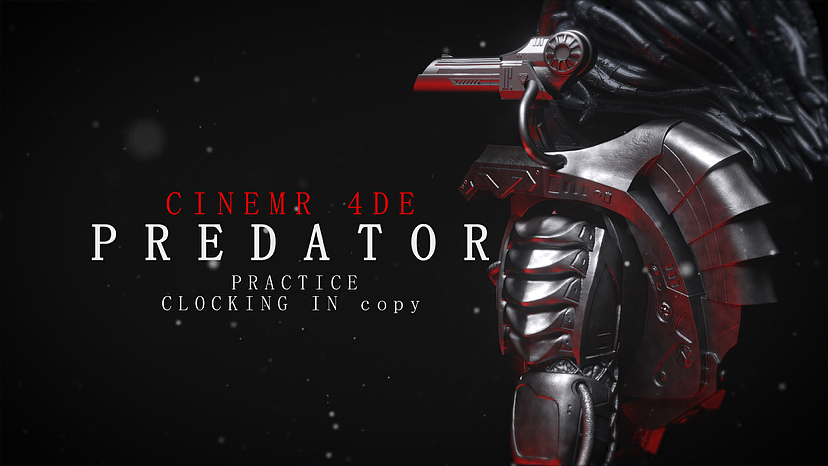 铁血战士渲染练习