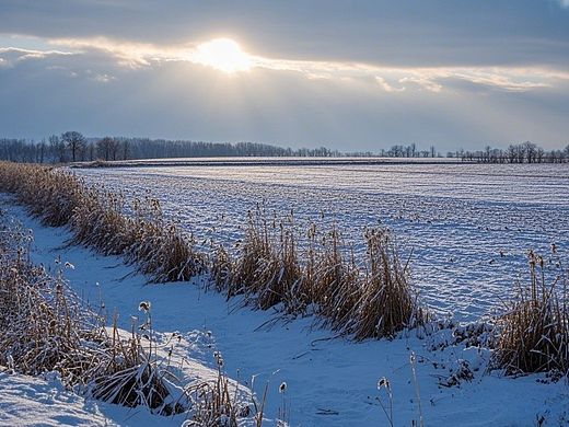 雪后的莊稼地（個人主頁-ZNzA4ODkxOTY=） - 風光攝影 - 站酷設計師墨韻繪夢捕風者原創(chuàng)素材 - 站酷ZCOOL