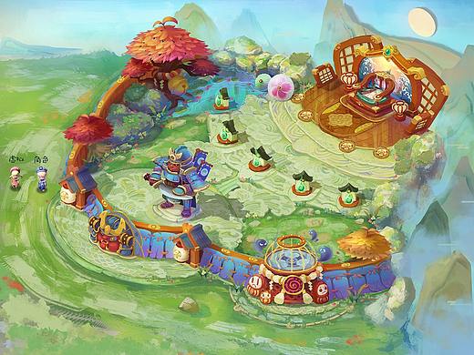 moba类游戏拆分图