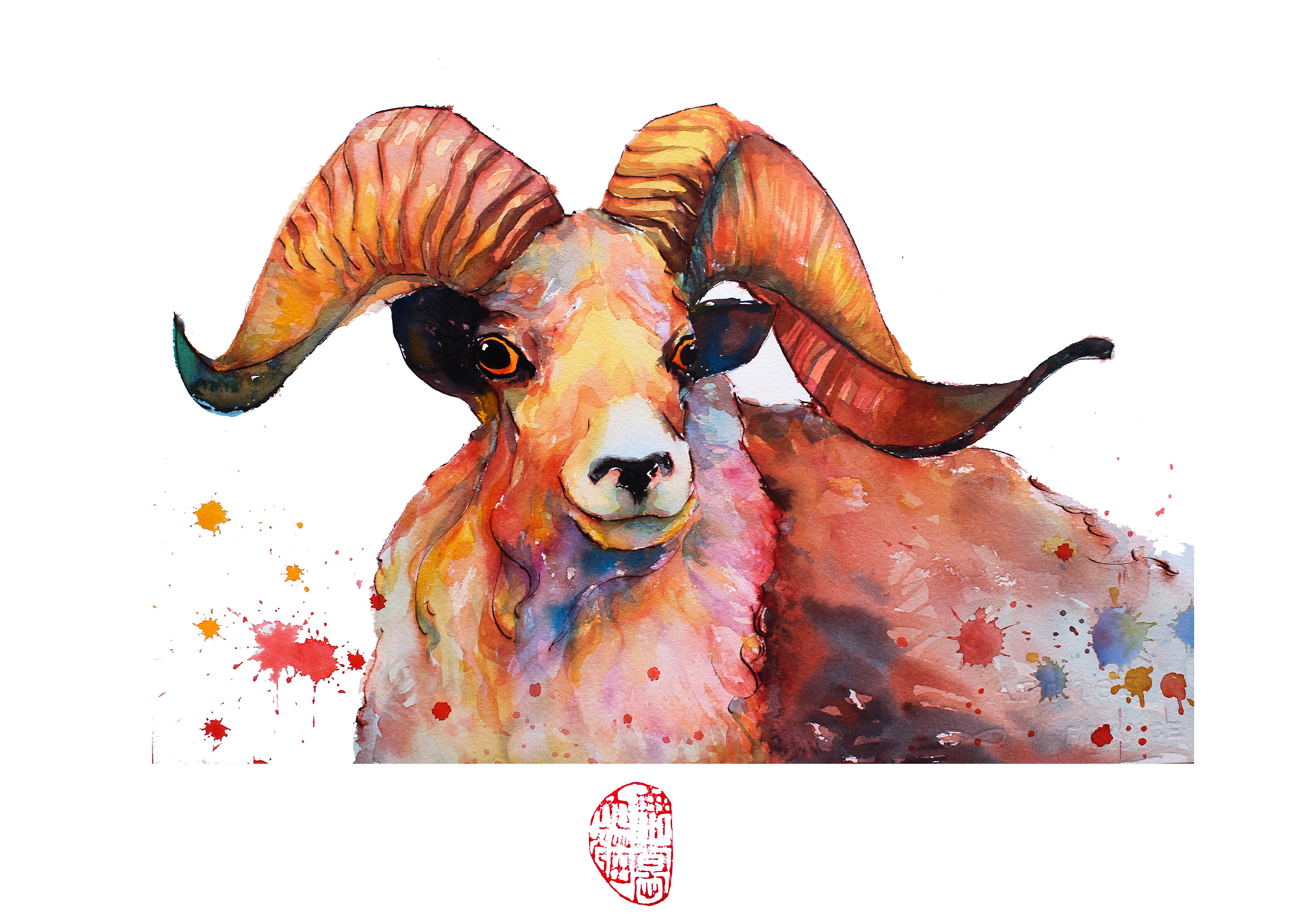 羊|插画|商业插画|大猫爱看鱼 - 原创作品 - 站酷 (zcool)