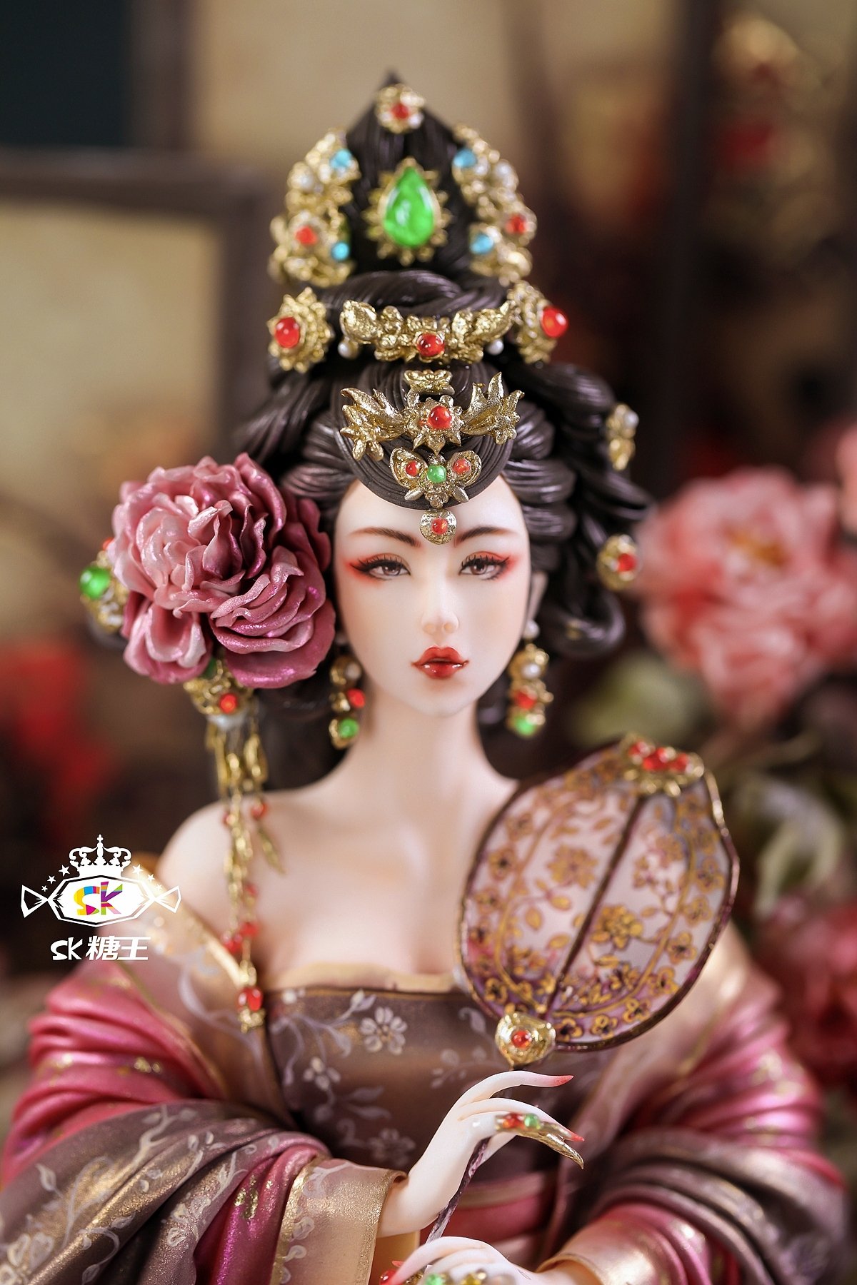 古风翻糖人偶作品 <北方有佳人 >这不是手办是可以吃的