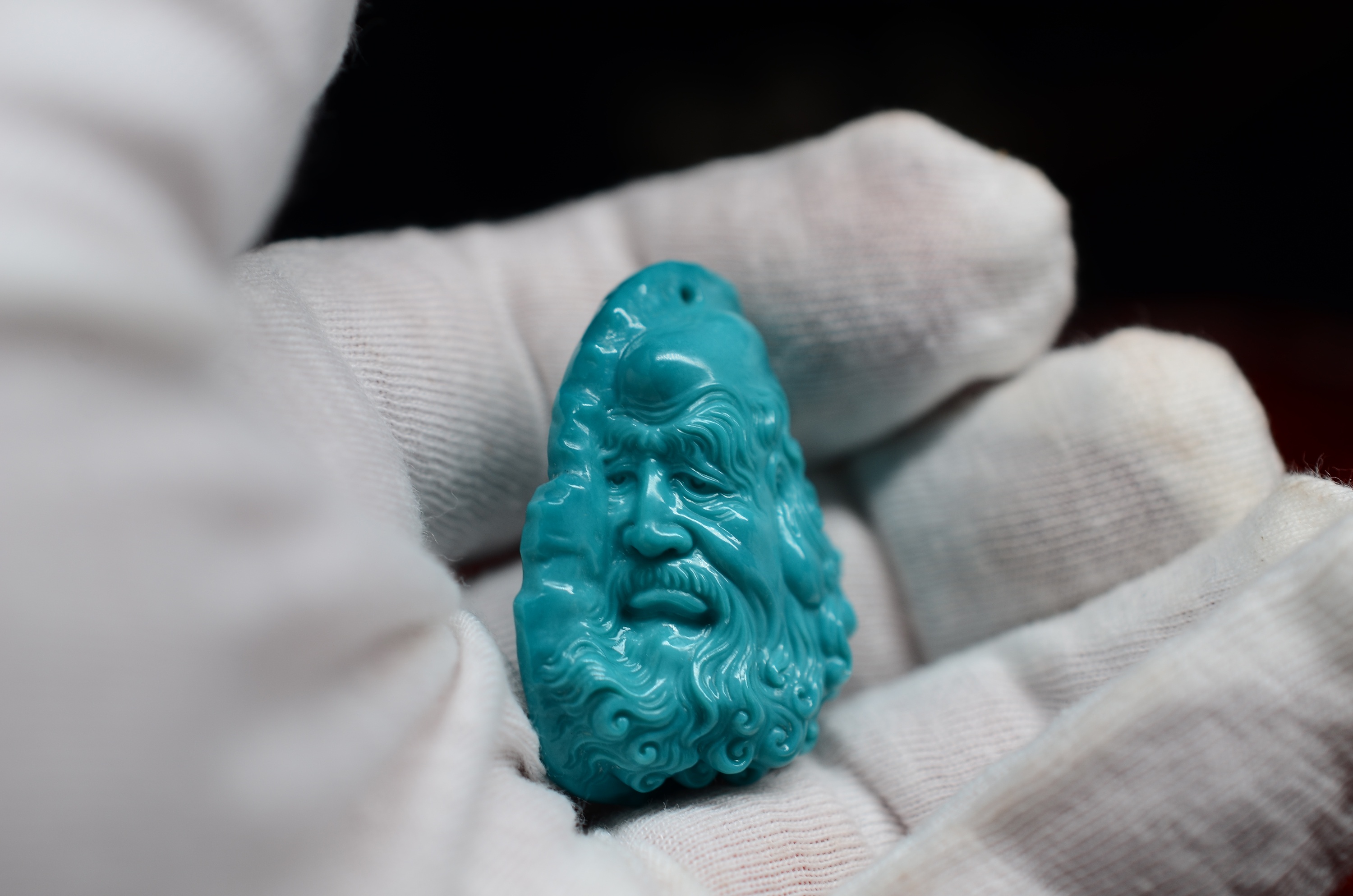 绿松石,达摩吊坠