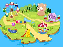 游戏原画 儿童插画 