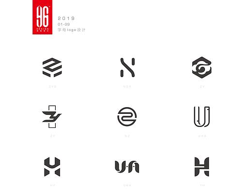 英文字母logo创意设计