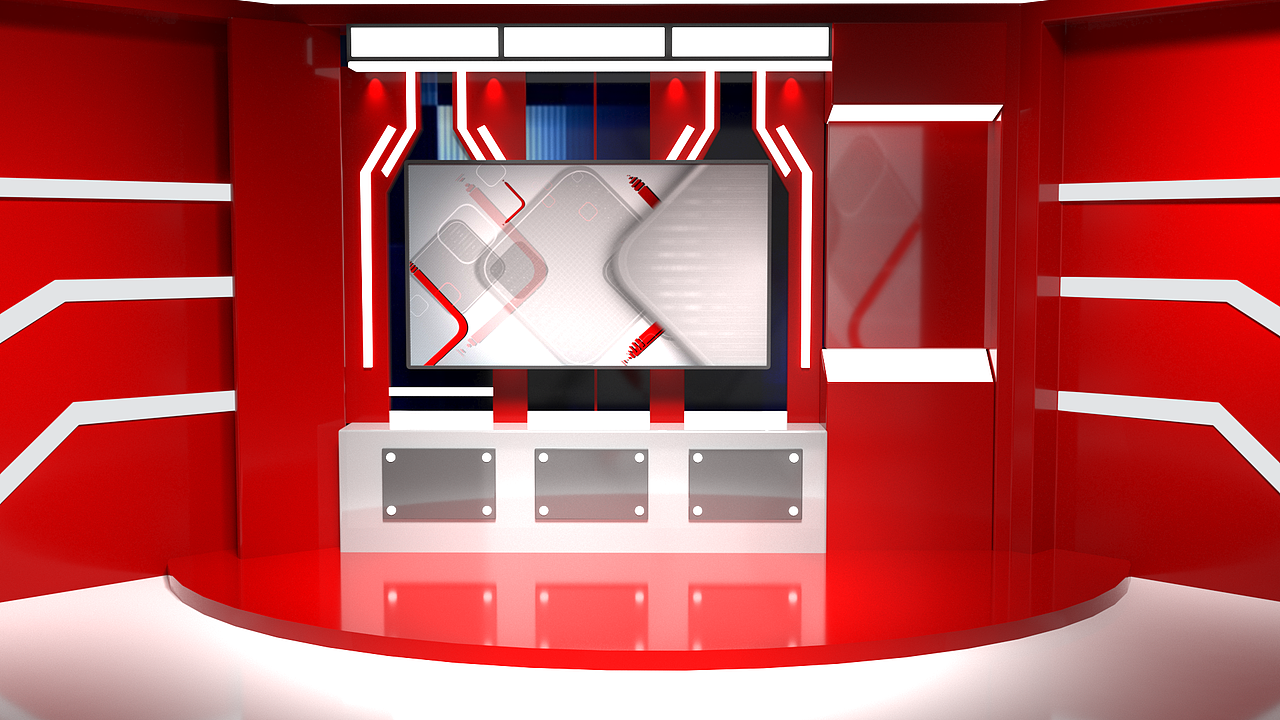 3D虚拟演播室（图ZMjEwOTgzNDM2） - 场景 - 站酷设计师坤兮原创素材 - 站酷ZCOOL