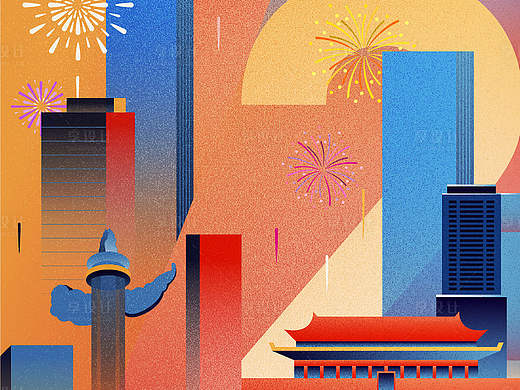 國慶海報（個人主頁-ZNTU1Mjc4MDQ=） - 海報 - 站酷設計師米小甜原創(chuàng)素材 - 站酷ZCOOL