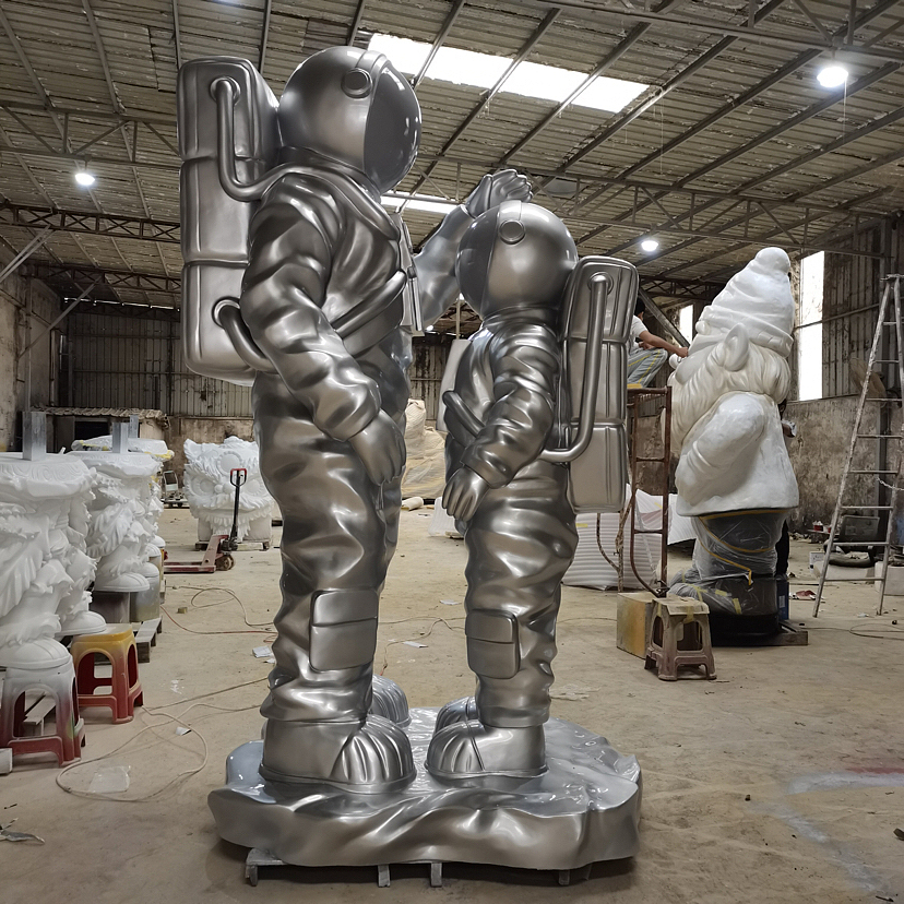 3米宇航员模型摆件天津展会活动装饰玻璃钢太空人雕塑