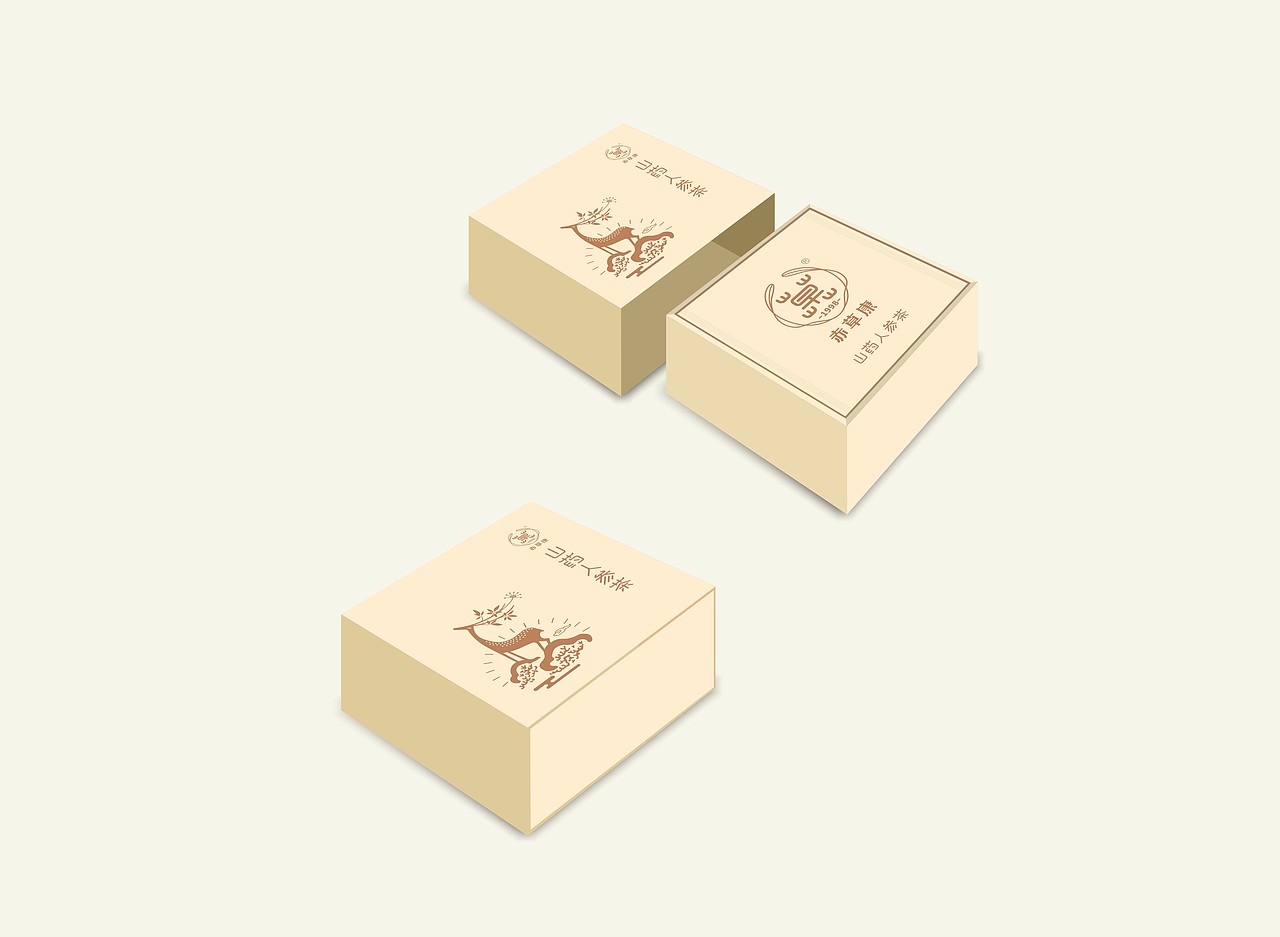 品牌VI视觉—赤草康品牌LOGO设计及包装设计