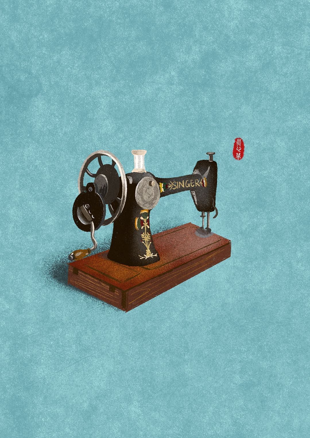 插画练习-小物件（图ZMjA2OTgzMDc2） - 创作习作 - 站酷设计师Cindy鱼心草原创素材 - 站酷ZCOOL