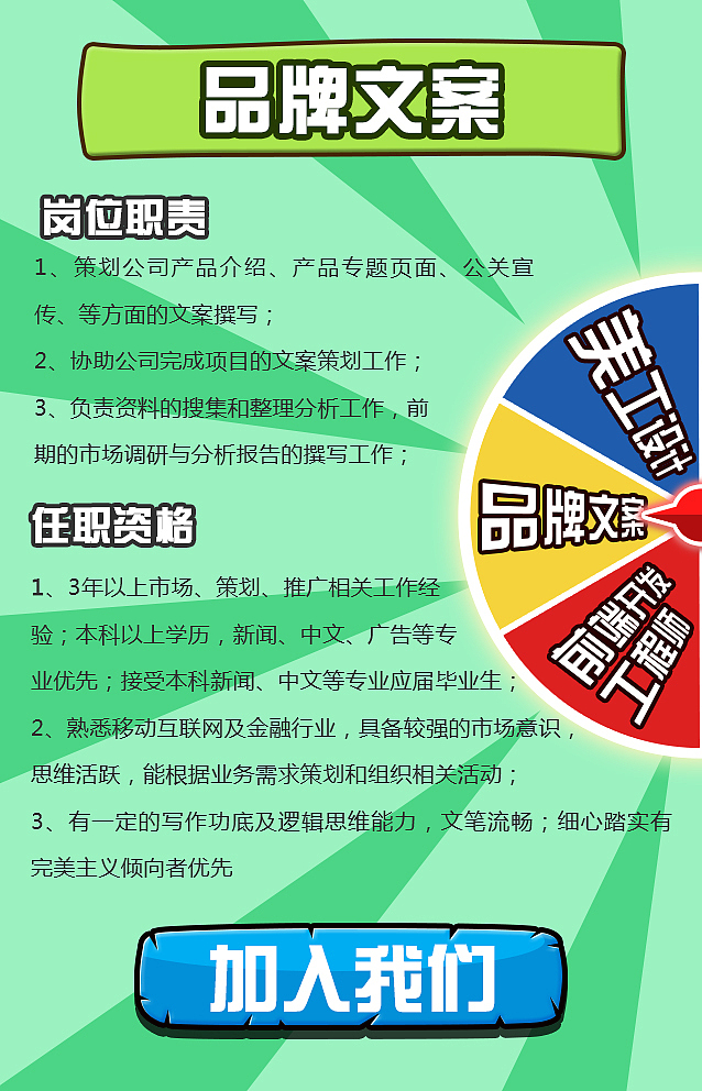 VIP财宝招聘H5界面