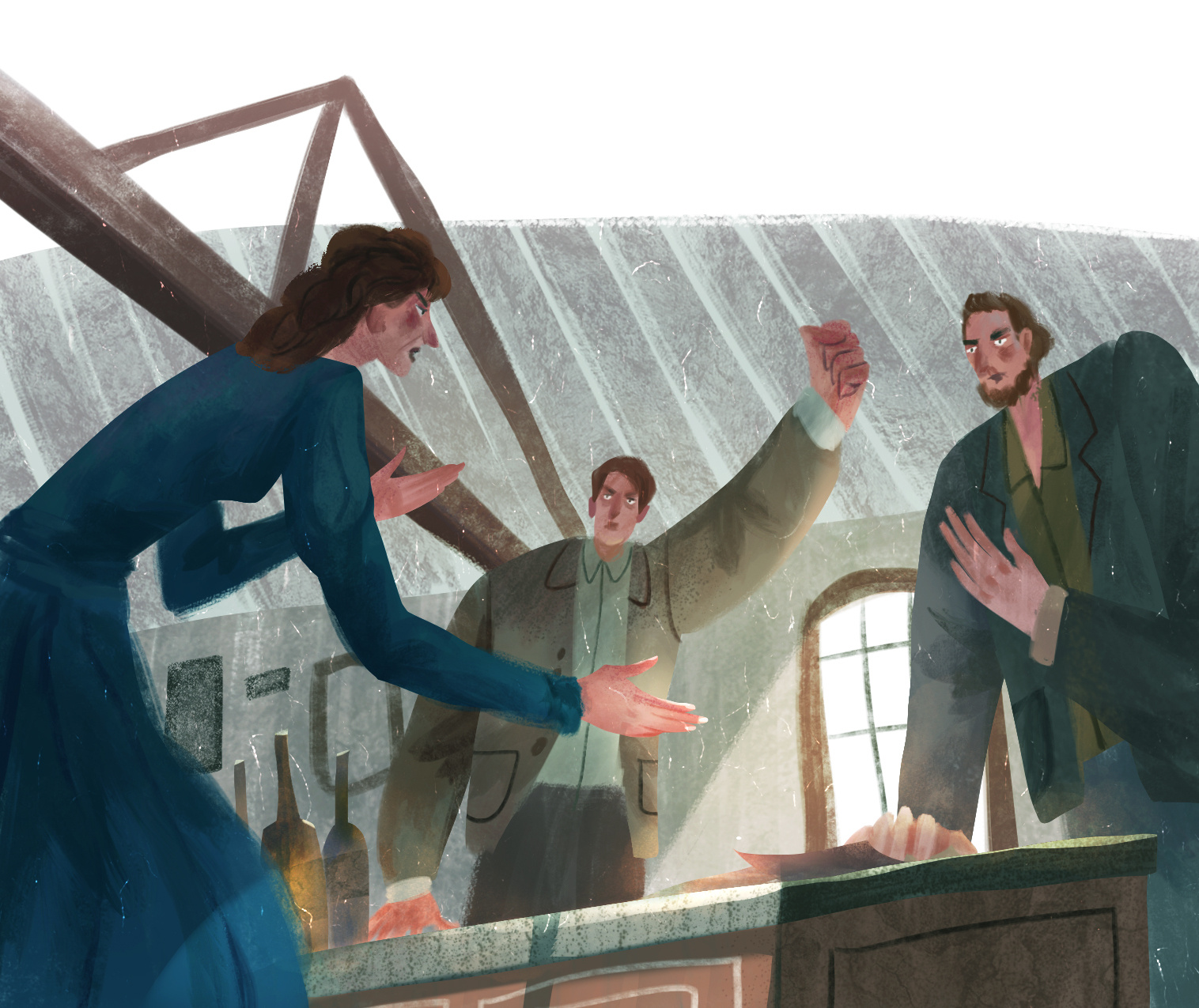 百词斩《双城记》配图