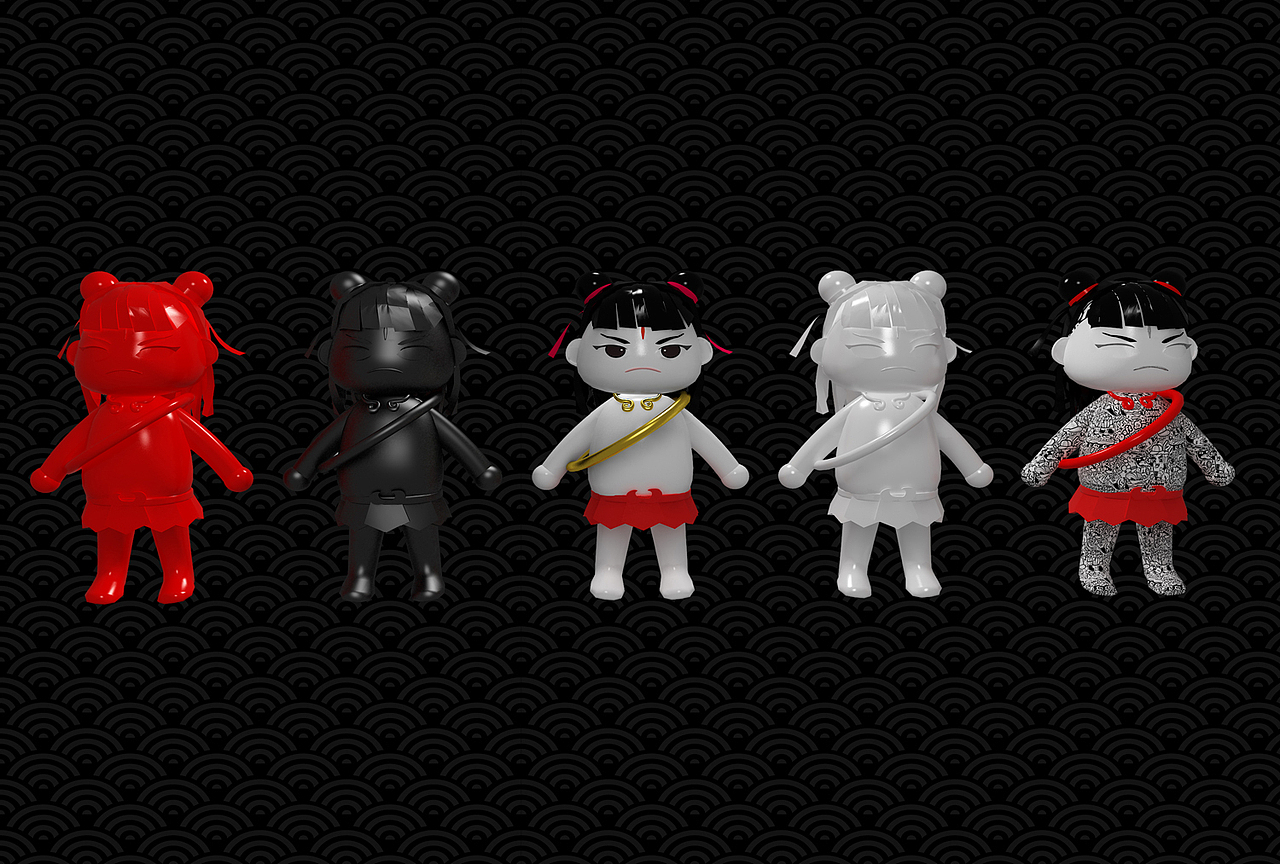 哪咤玩偶（图ZMjEyMTIwNTI=） - 海报 - 站酷设计师365037220原创素材 - 站酷ZCOOL