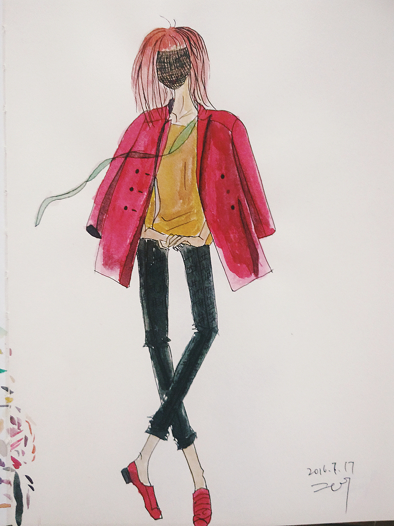 时装手绘练习册14