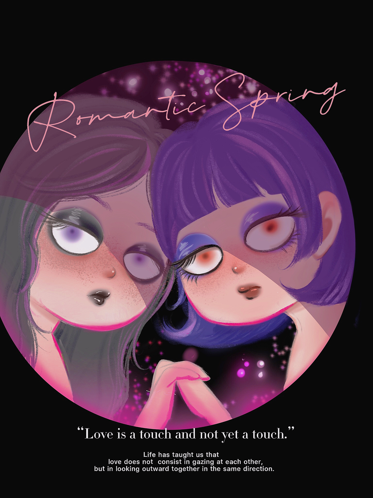 双子（图ZMjYzMDYzOTgw） - 艺术插画 - 站酷设计师B1ank7原创素材 - 站酷ZCOOL