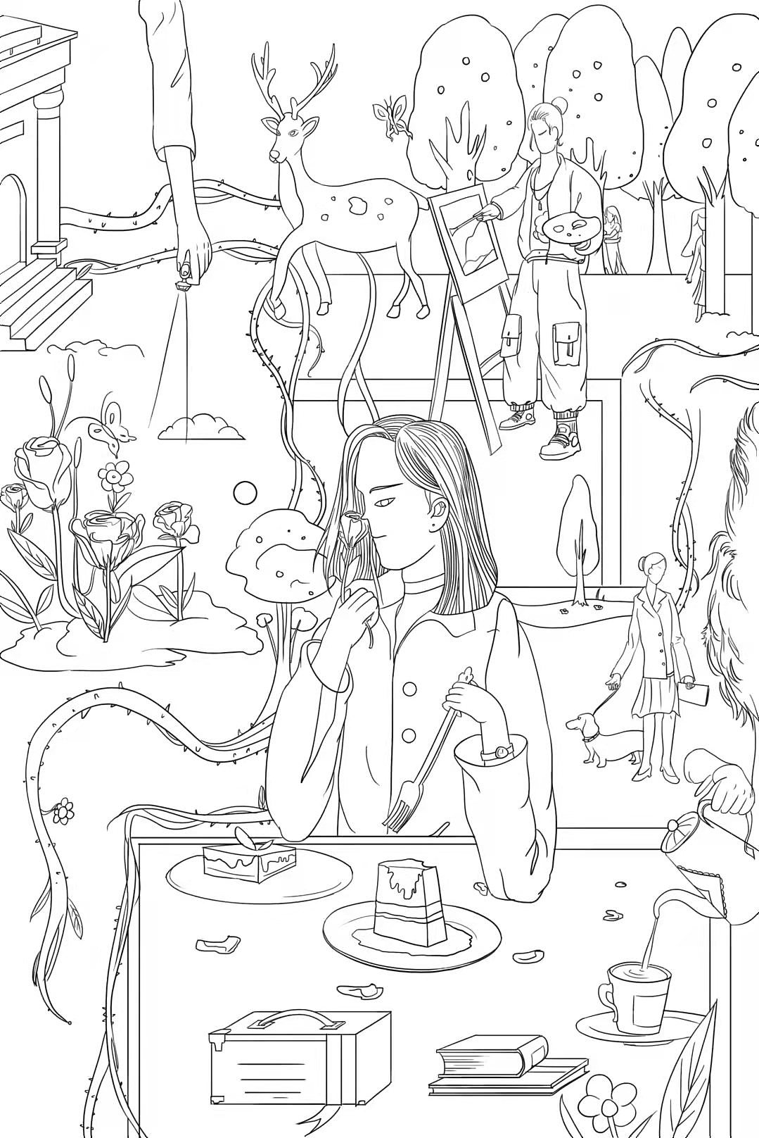 两个比特丘（图ZMjc0OTUwNzIw） - 商业插画 - 站酷设计师艺青illustration原创素材 - 站酷ZCOOL