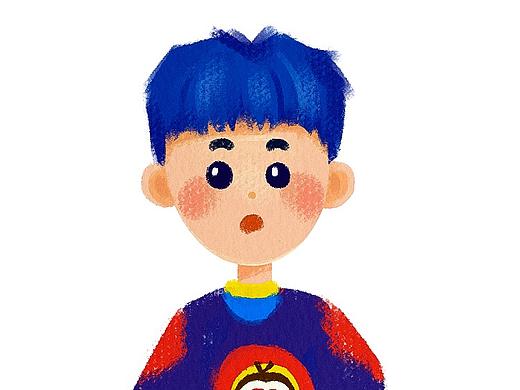 像个小孩
