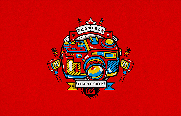 一组红黄蓝配色logo~~~不是那个童装啊