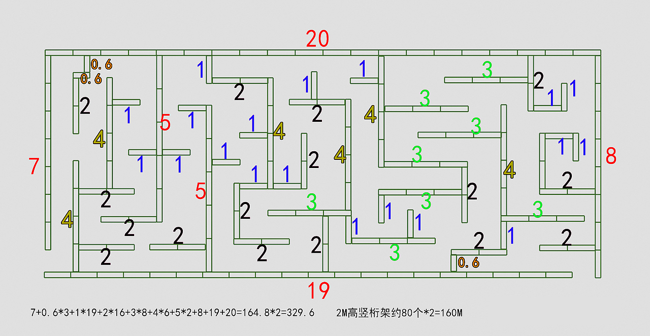 迷宫布局简易示意图