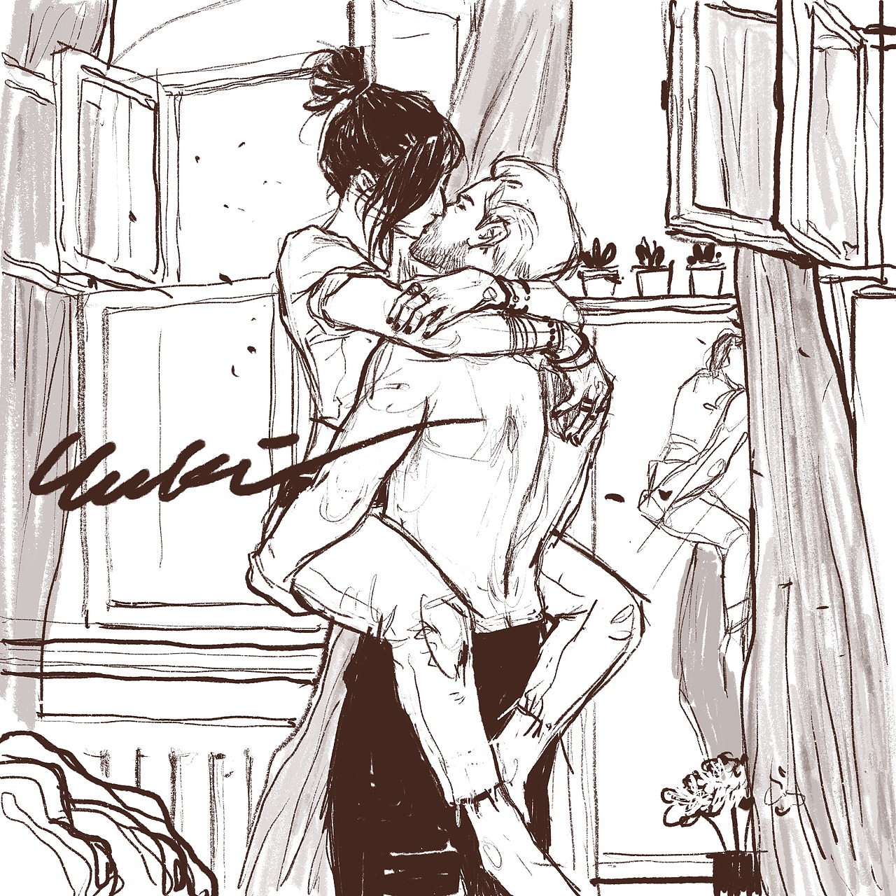 iPad画速写（附过程视频）（图ZMTEzNjM3NjY4） - 创作习作 - 站酷设计师酸菜小黄鱼_原创素材 - 站酷ZCOOL