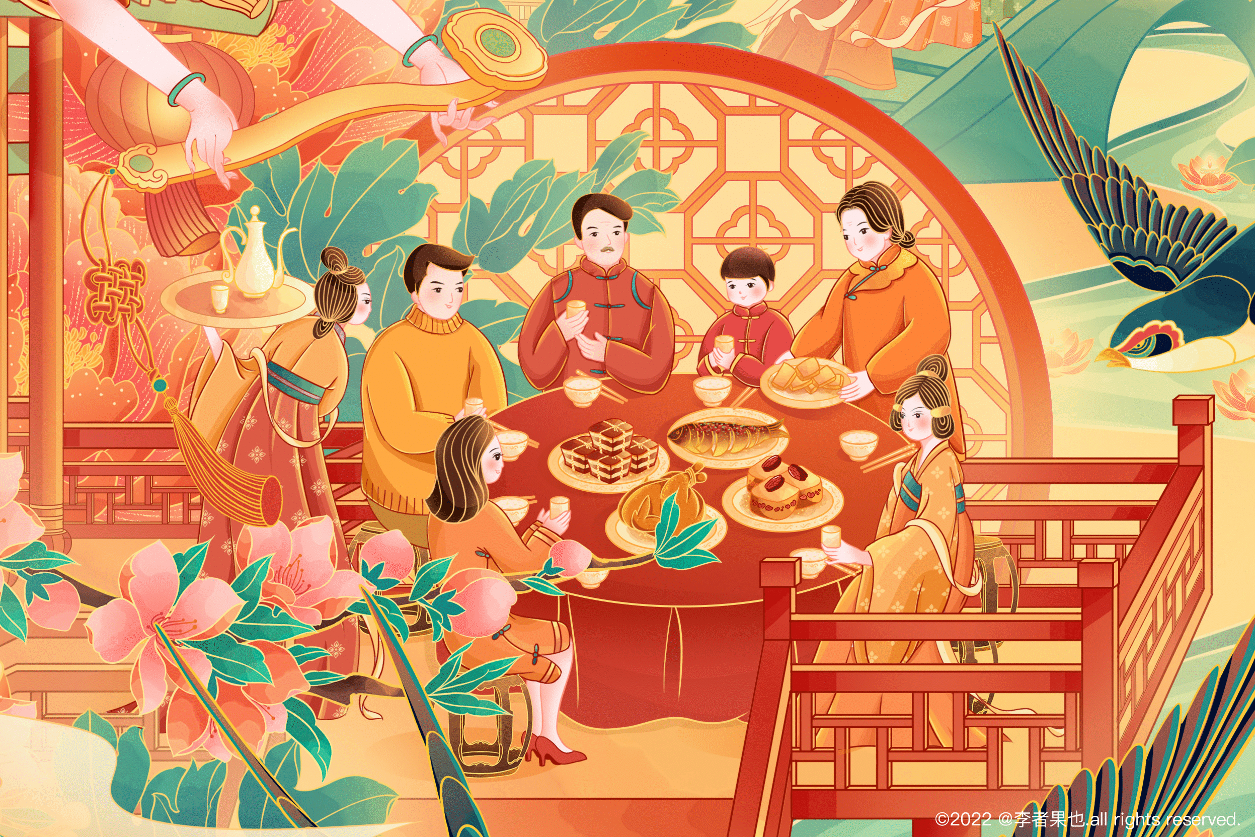 福虎迎春-新年贺图（图ZMjg0ODA3ODky） - 商业插画 - 站酷设计师李者果也原创素材 - 站酷ZCOOL
